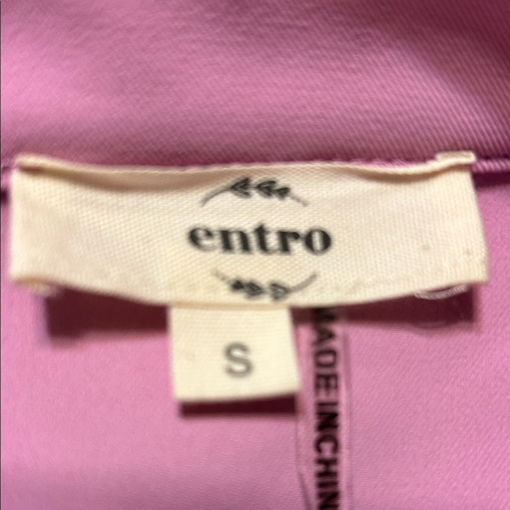 Entro Lavender Button Down Shirt - image 2